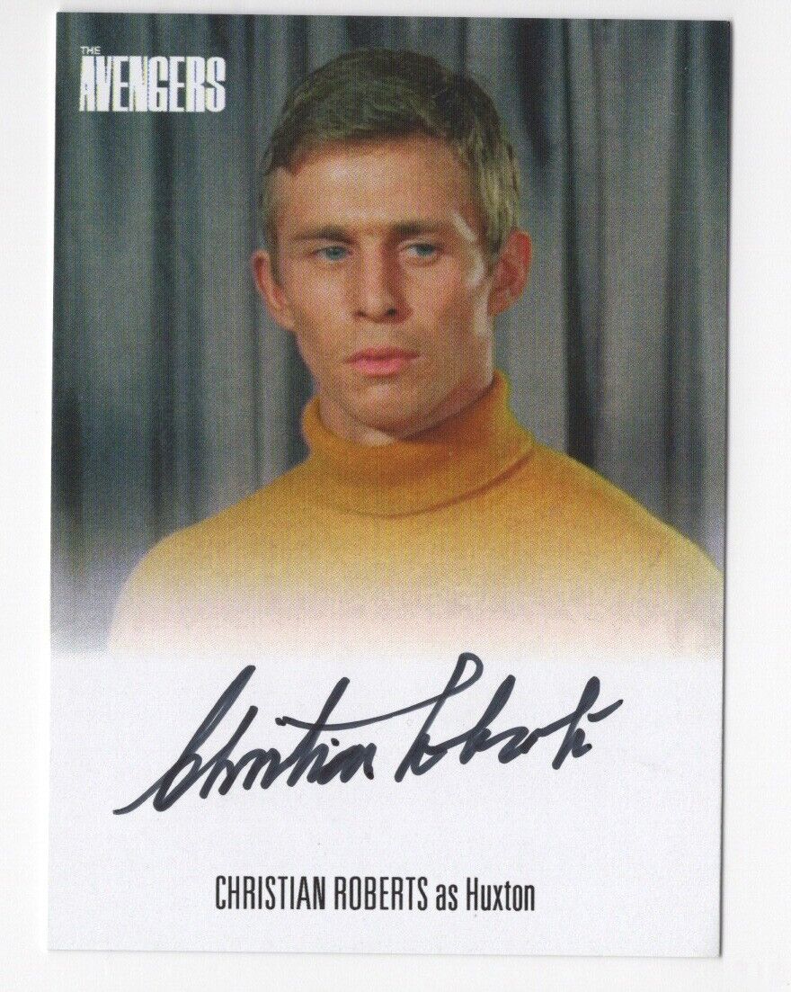 Christian Roberts The Avengers Complete Collection Series 3 Autograph Card Auto
