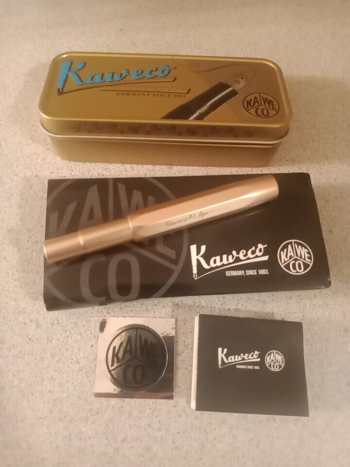 Kaweco Al Sport Fountain Pen, Brass 10001244. Germany 