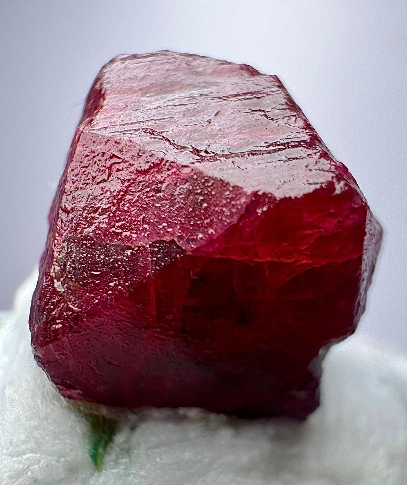 272 Ct Extremely Rare Top Quality Pigeon Blood Ruby Huge Crystal On Matrix @AFG
