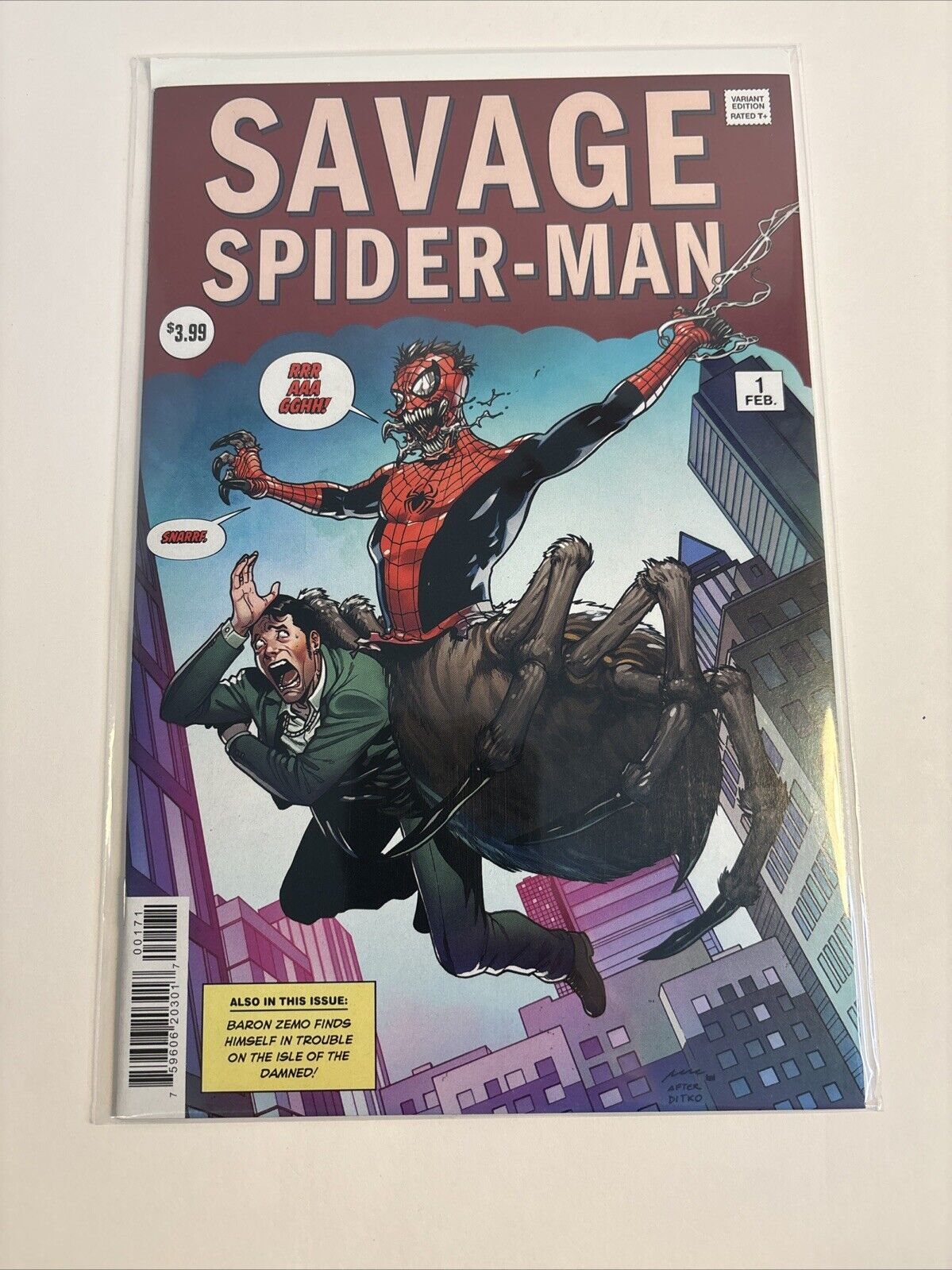 Savage Spider-man #1 Perez Variant Homage Cover Marvel Comic 2022 VF