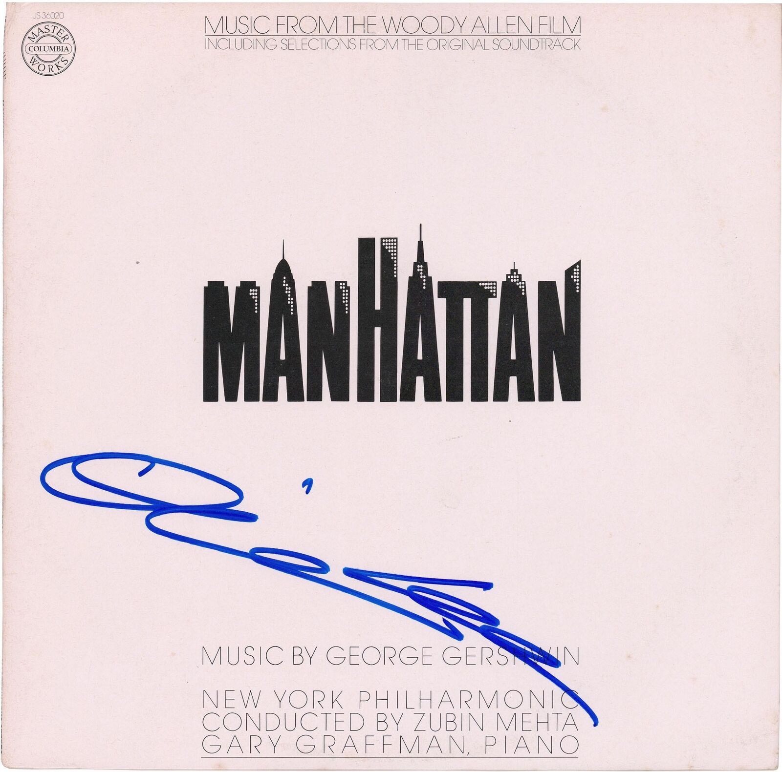 Diane Keaton Autographed Manhattan Film Album JSA