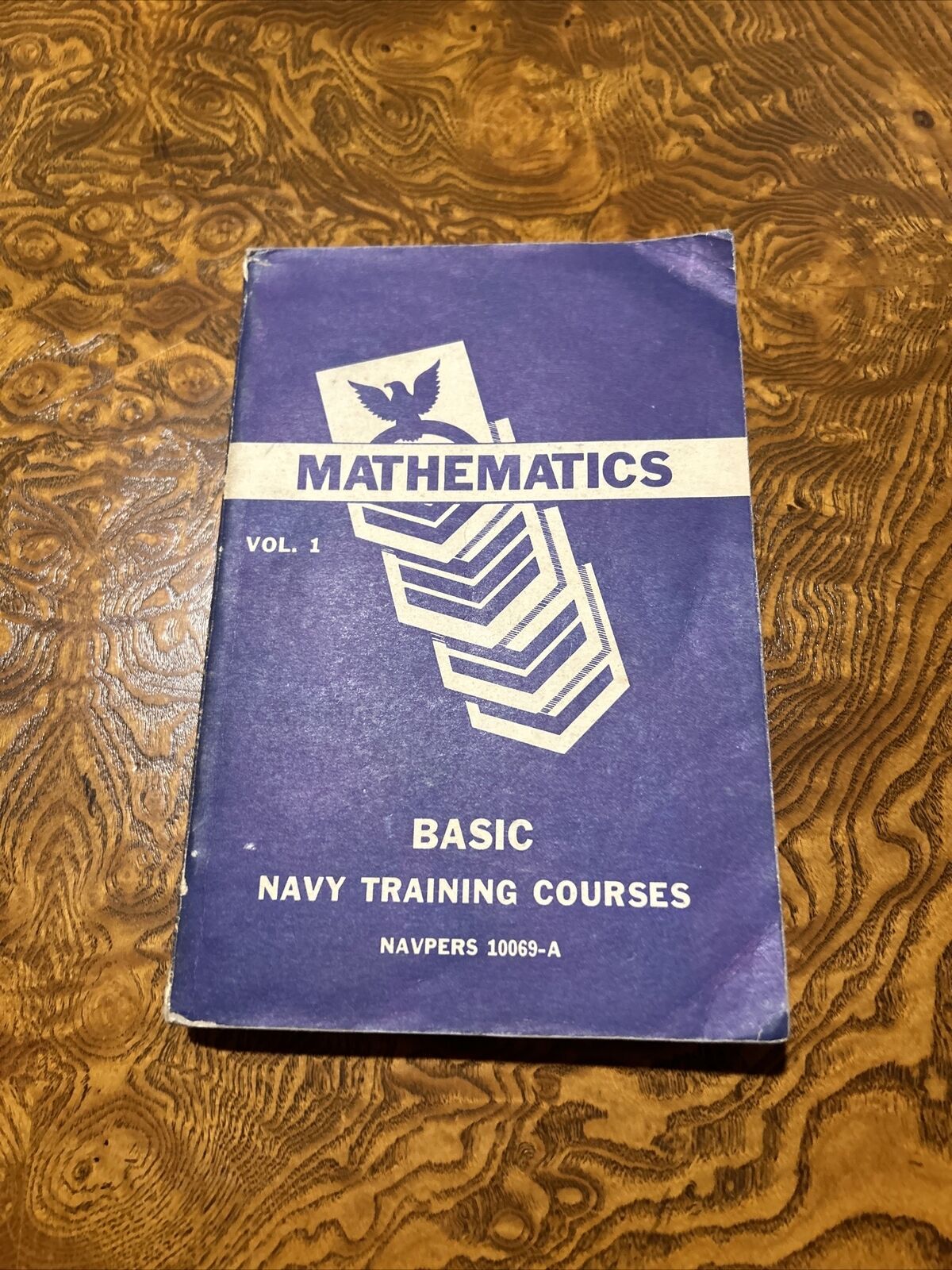 1951 Basic Navy Training Courses Mathematics Volume 1 Softcover NAVPERS 10069-A