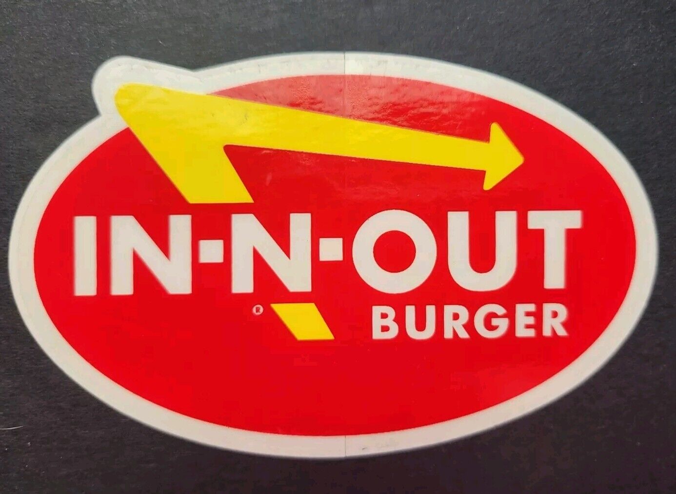 Vintage 1990s IN-N-OUT Burger Sticker