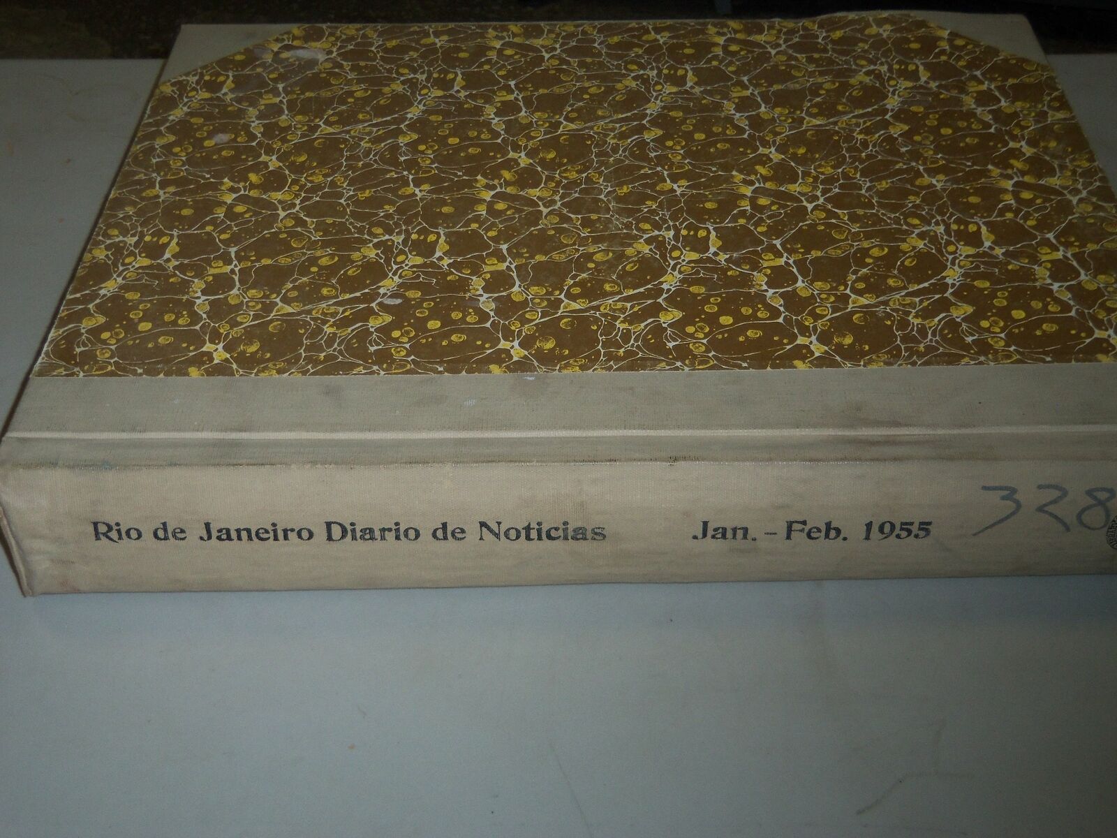 1955 JAN-FEB RIO DE JANEIRO DIARIO NEWSPAPER BOUND VOLUME - SPANISH - BV 64
