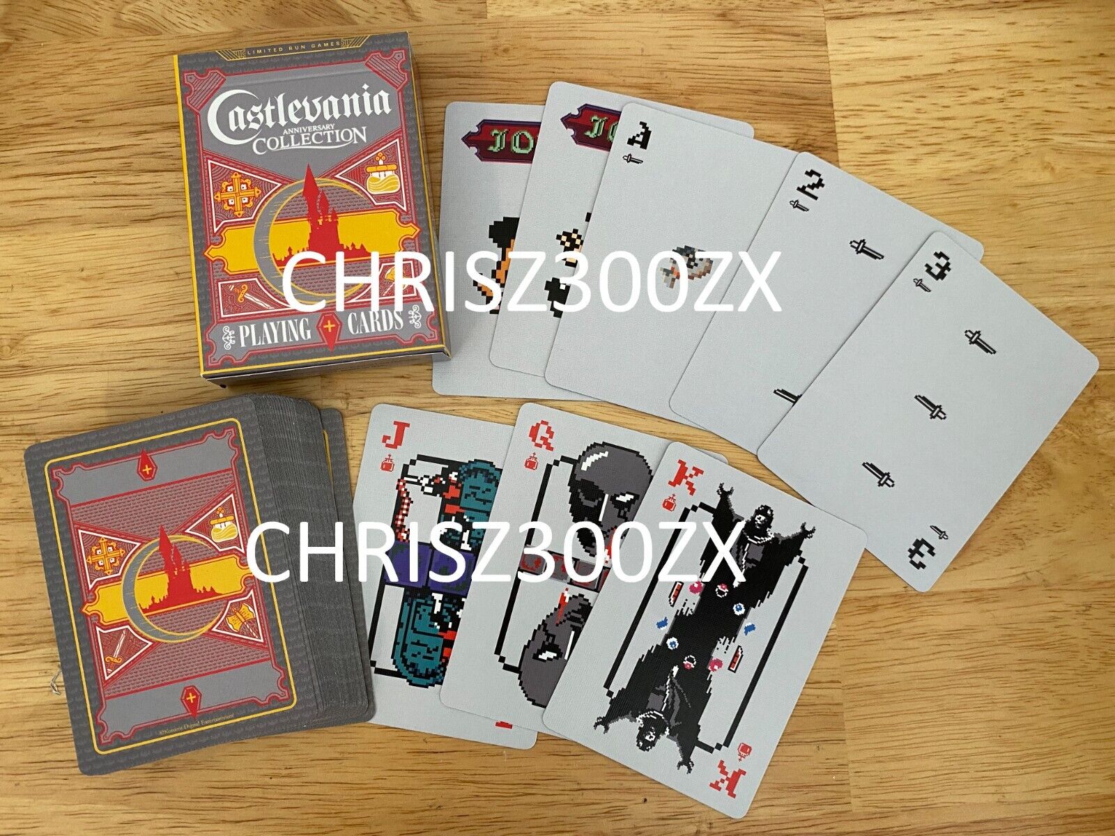 Castlevania Poker Playing Cards Deck Anniversary Collection Figure Limited Run