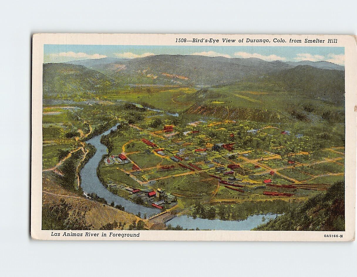 Postcard Durango Gateway to the Mesa Verde Colorado USA