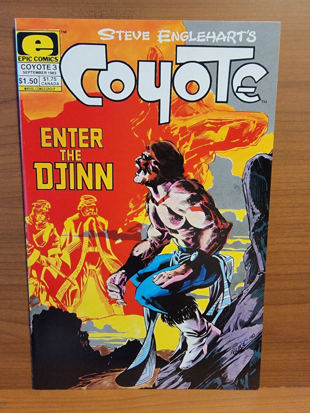 Coyote #3 NM Epic/Marvel Comics 1983