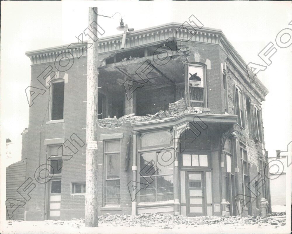 1935 Helena Montanan Earthquake Damaged Many of the Old Buildings Press Photo