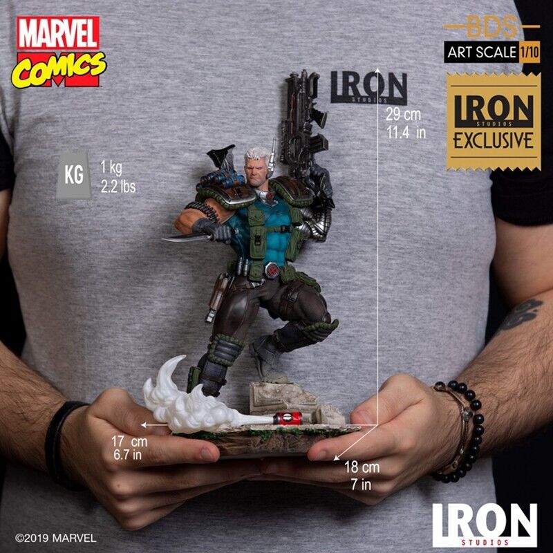 Iron Studios MARCAS17919-10 1/10 Cable Resin Figures Model Statue In Stock