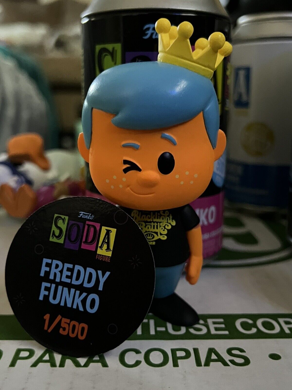 Funko Soda Blacklight Freddy Funko LE 500 Pieces SDCC 2022 Fundays