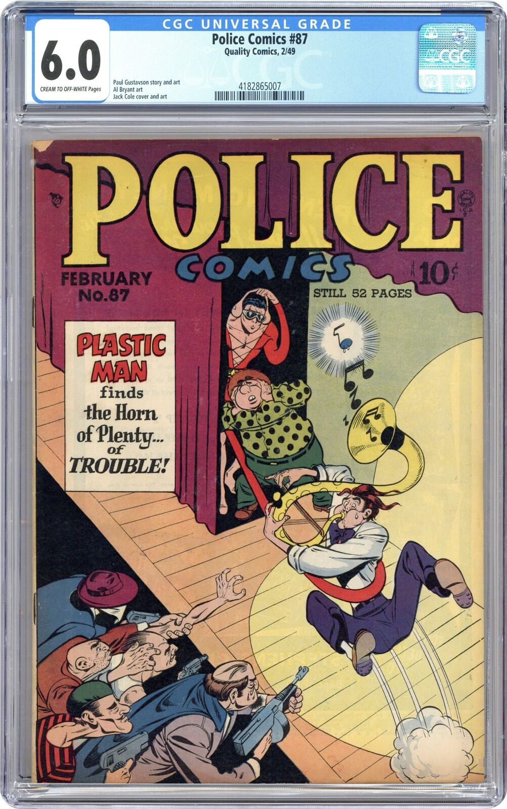 Police Comics #87 CGC 6.0 1949 4182865007