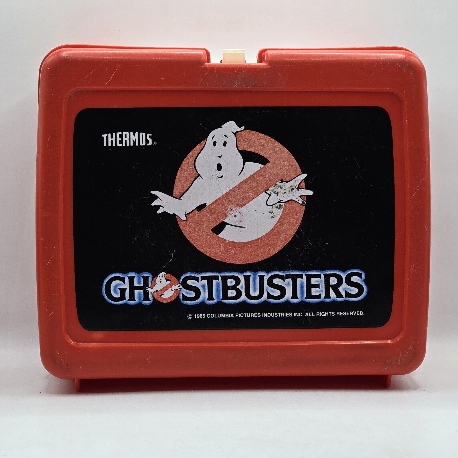 Vintage 1985 Original Ghostbusters Movie Lunch Box Lunchbox No Thermos