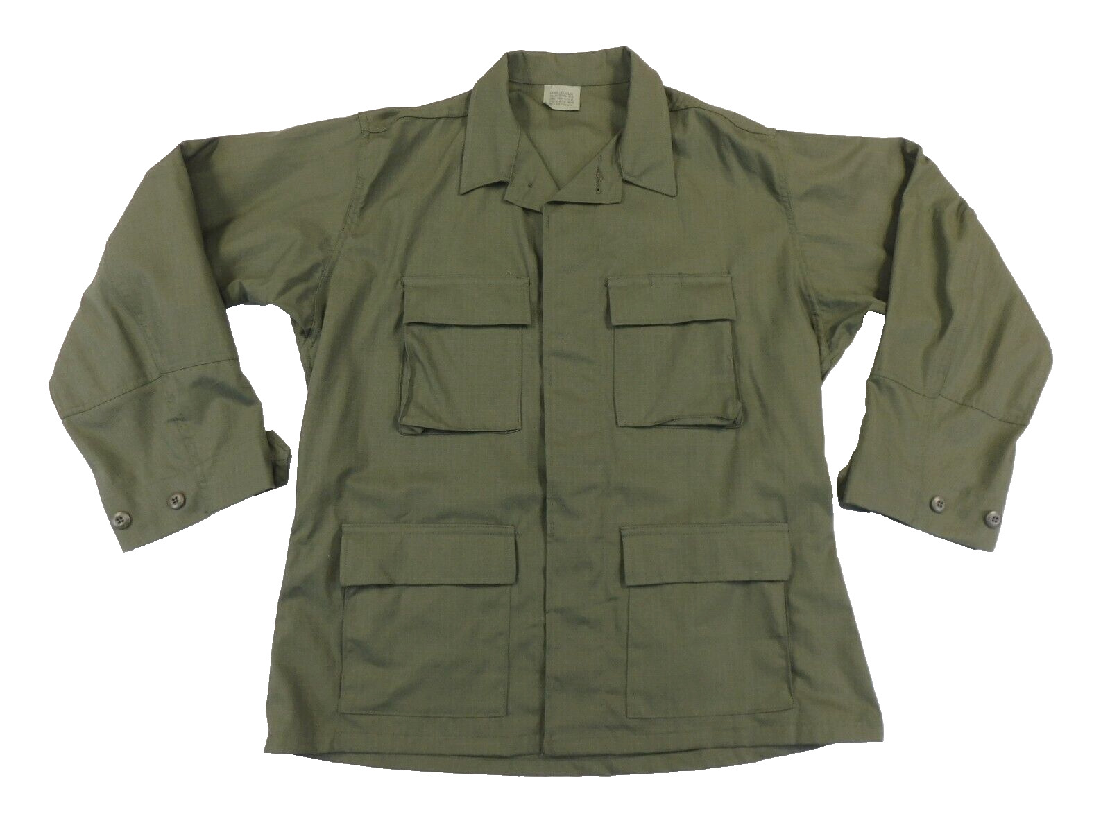 Propper US Military Combat Coat Large Regular Green Cotton Ripstop Uniform Shirt