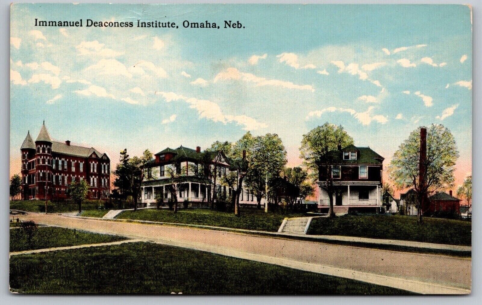 Immanuel Deaconess Institute Omaha Nebraska Ne Postcard