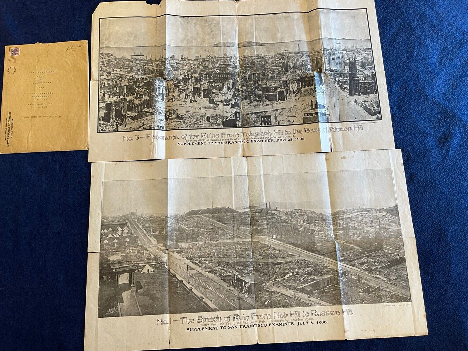 1906 San Francisco Earthquake Photographic Supplements  San Francisco Examiner