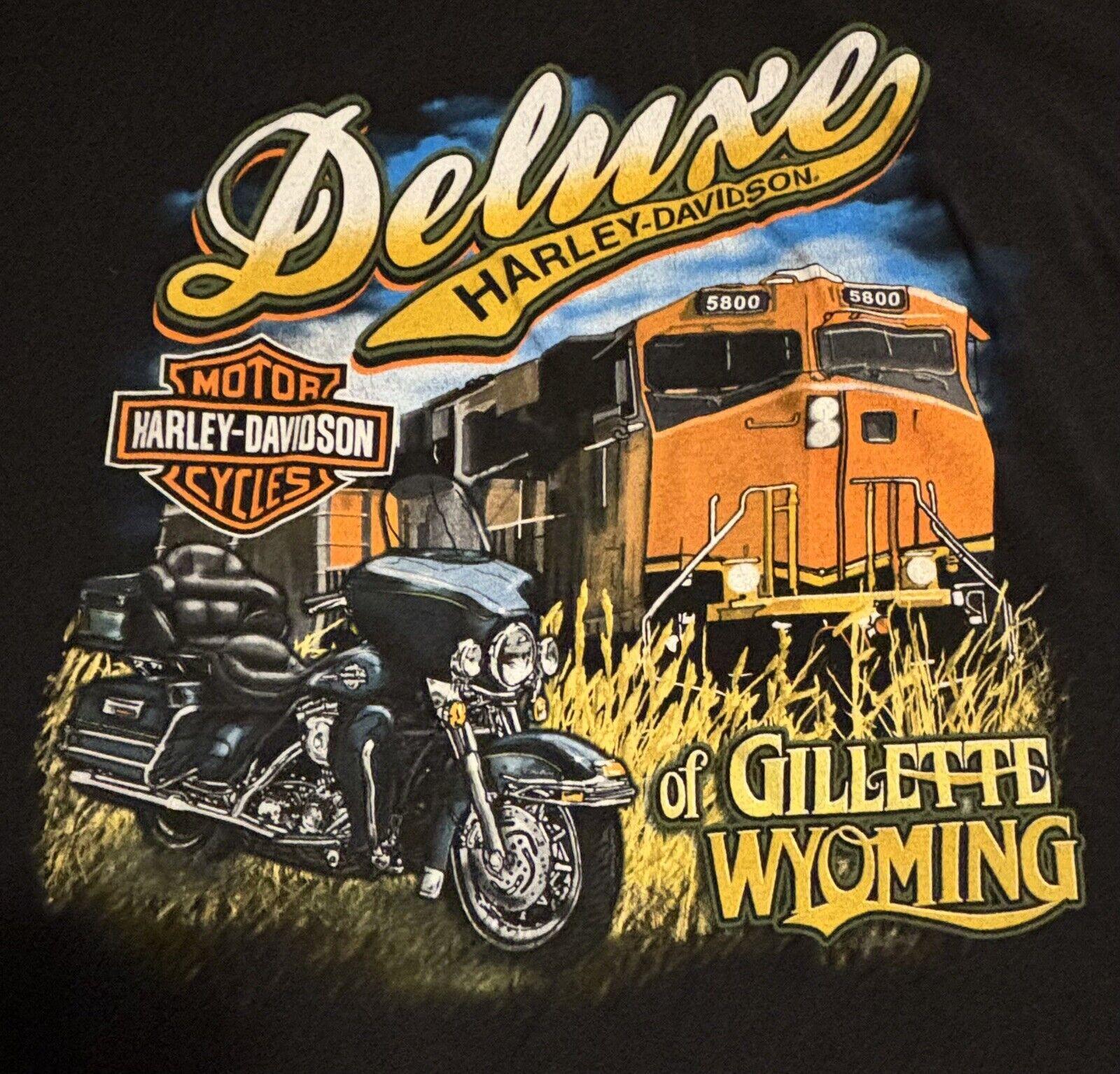 Harley Davidson T-Shirt Gillette Wyoming Size XL