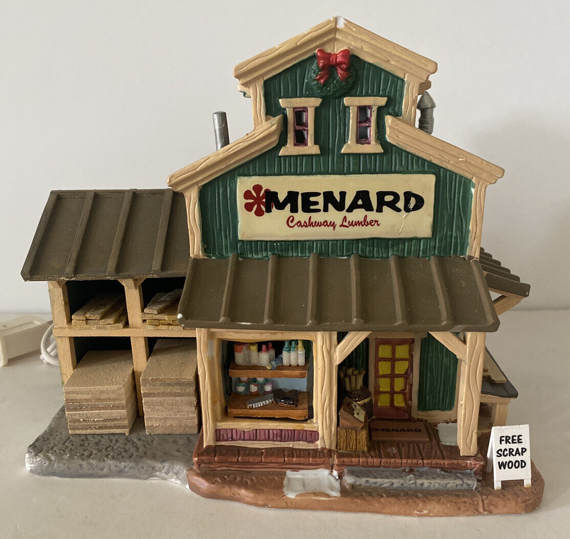 MENARDS Cashway Lumber LEMAX Enchanted Forest Lighted Building 2005 Gorgeous