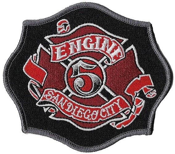 San Diego, CA Station 5  Maltese NEW Design Fire Patch 