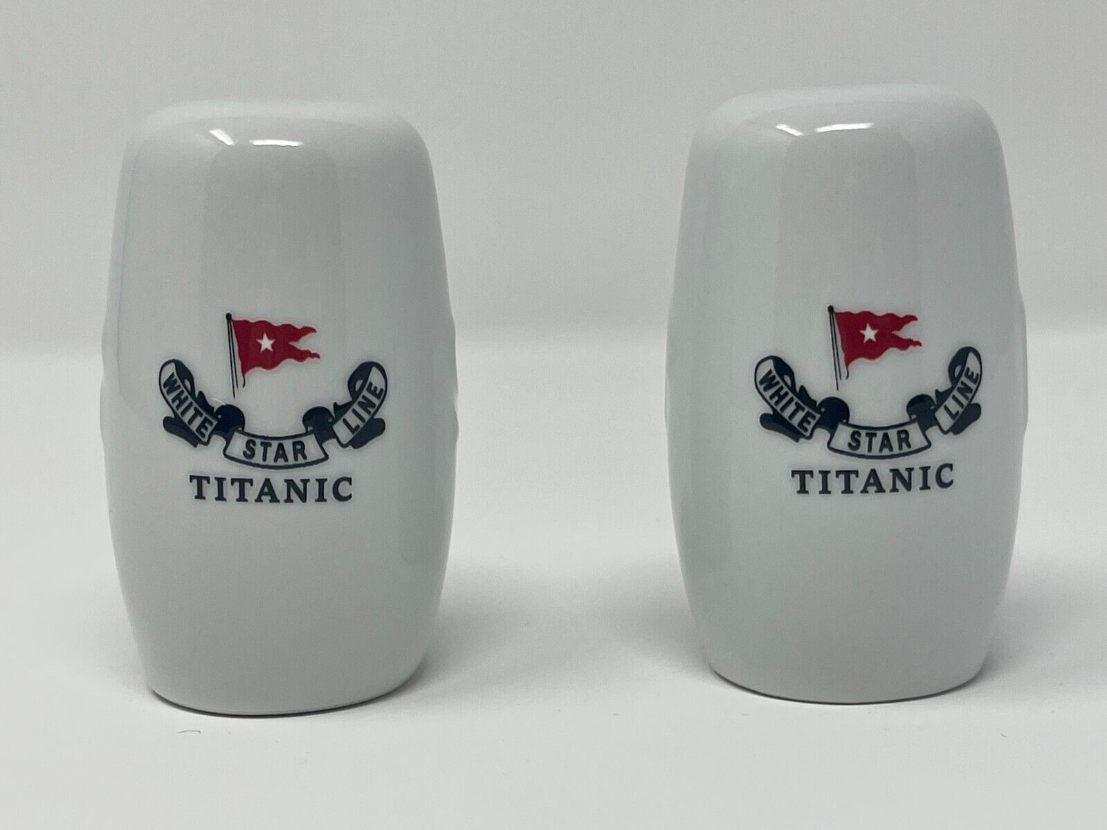 Titanic Salt and Pepper Shakers RMS Titanic Memorabilia Gift Set Salt Shakers