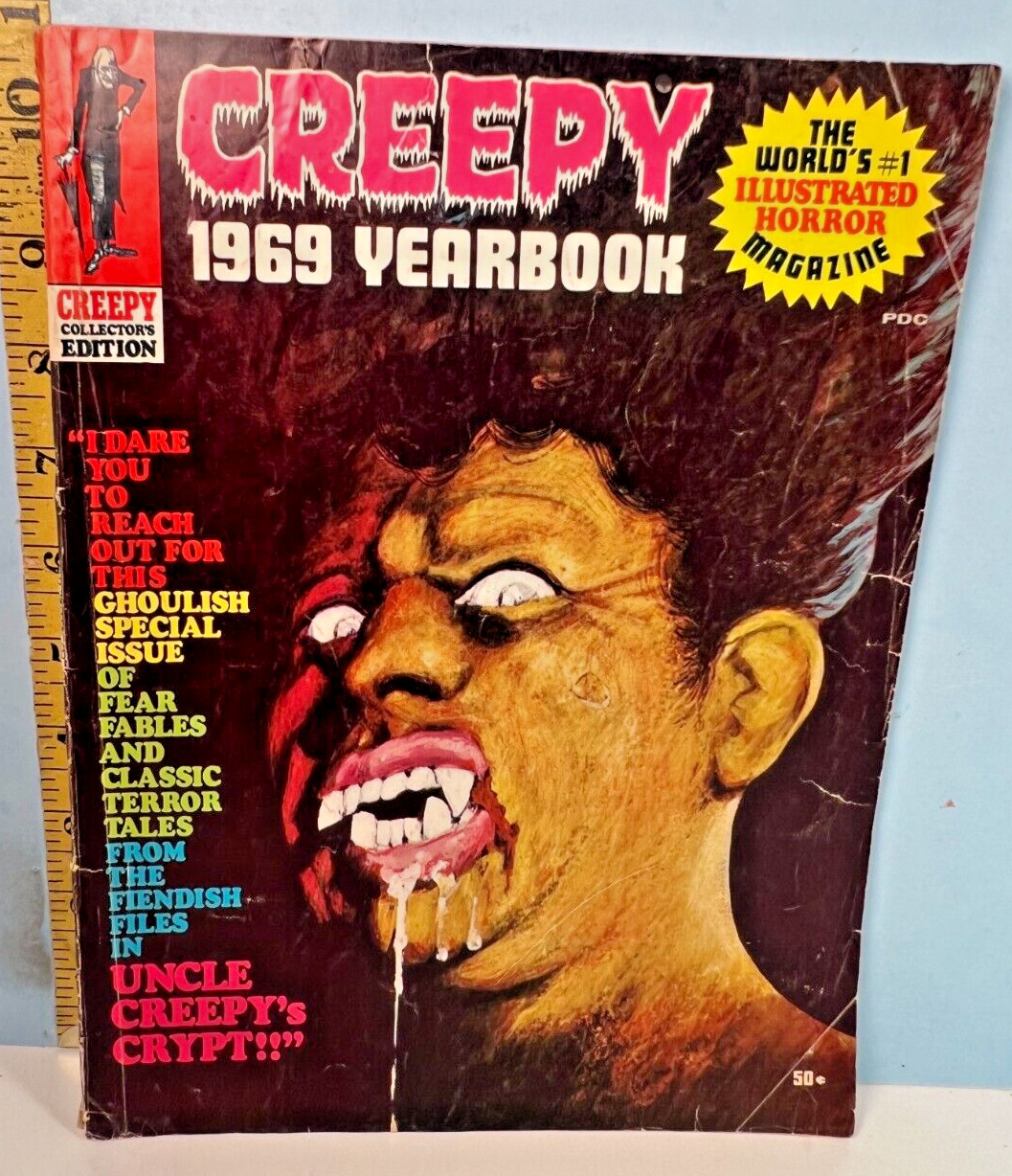 1969 CREEPY Yearbook The Worlds #1 Illustrated Horror Magazine
