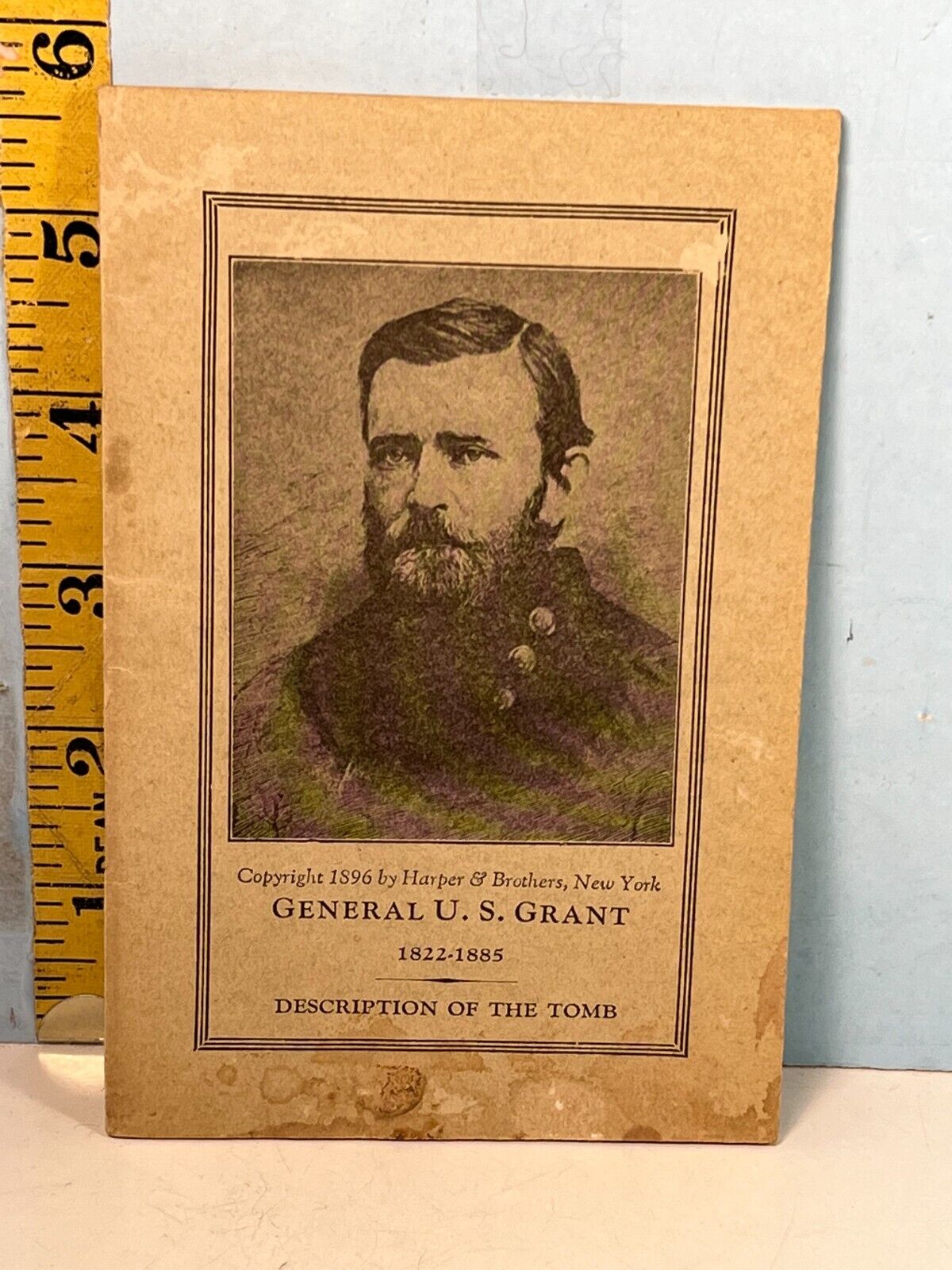 1928 General U.S. Grant Description of The Tomb -Souvenir booklet