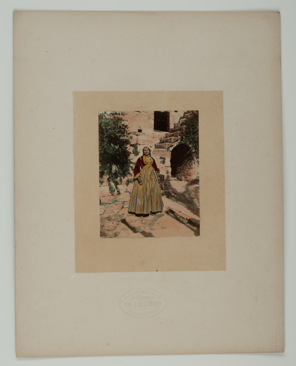 Charles Lallemand, Lady Druze in a Harem, Travel to the East, Syria Vintage pri