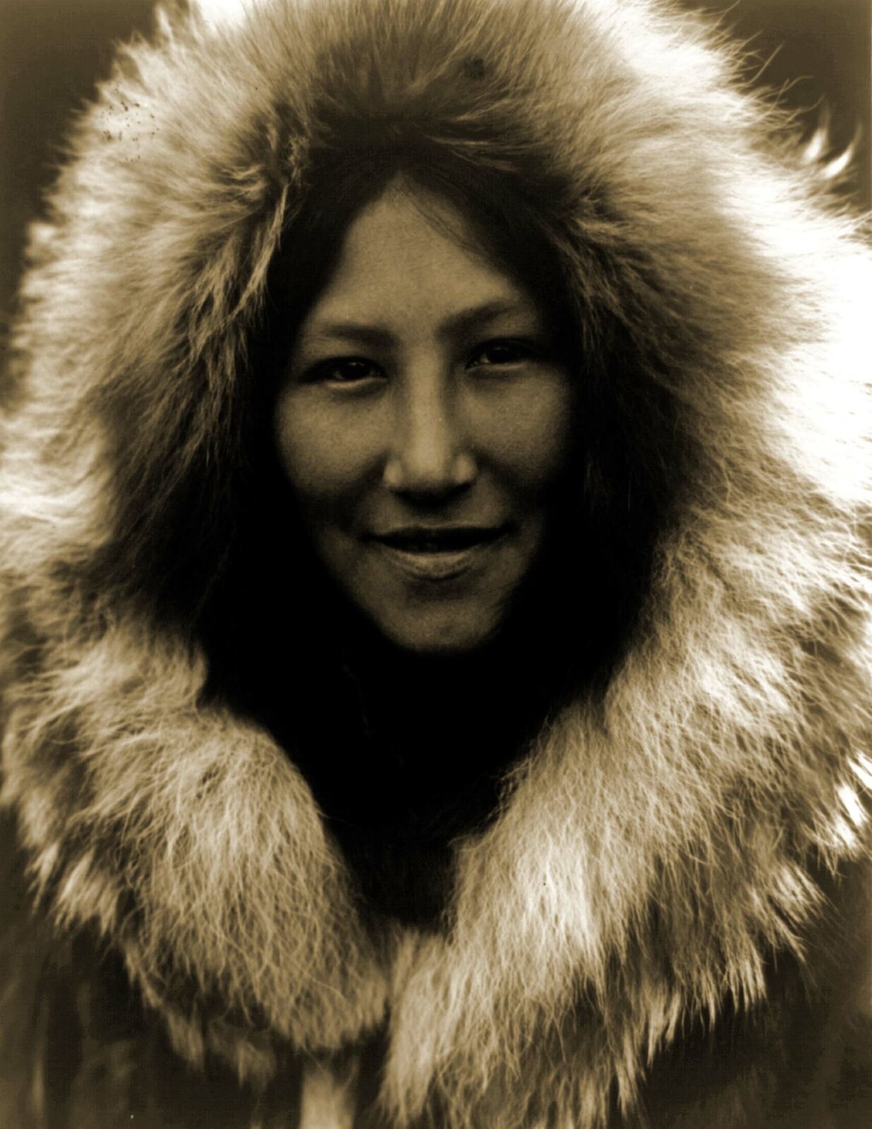 1929 Eskimo Woman Ola--Noatak Vintage Old Photo 8.5\