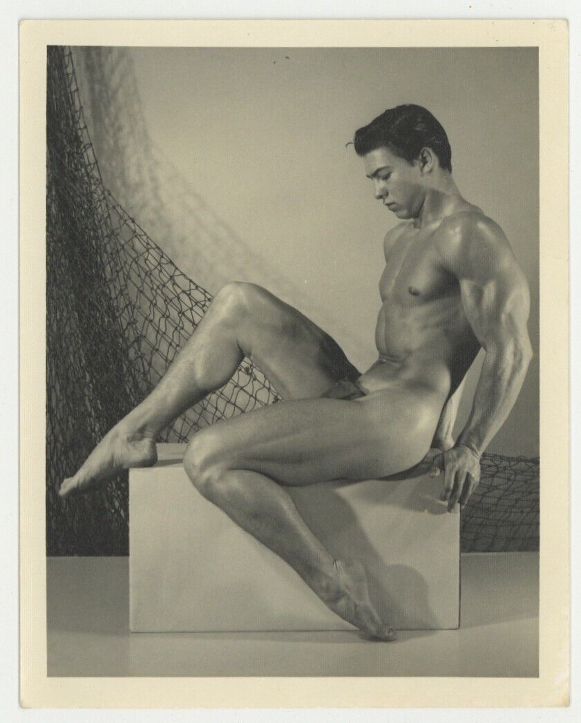 Larry Scott 1950 Bruce Of LA  Chiseled Beefcake 5x4 Gay Physique Muscleman Q8081
