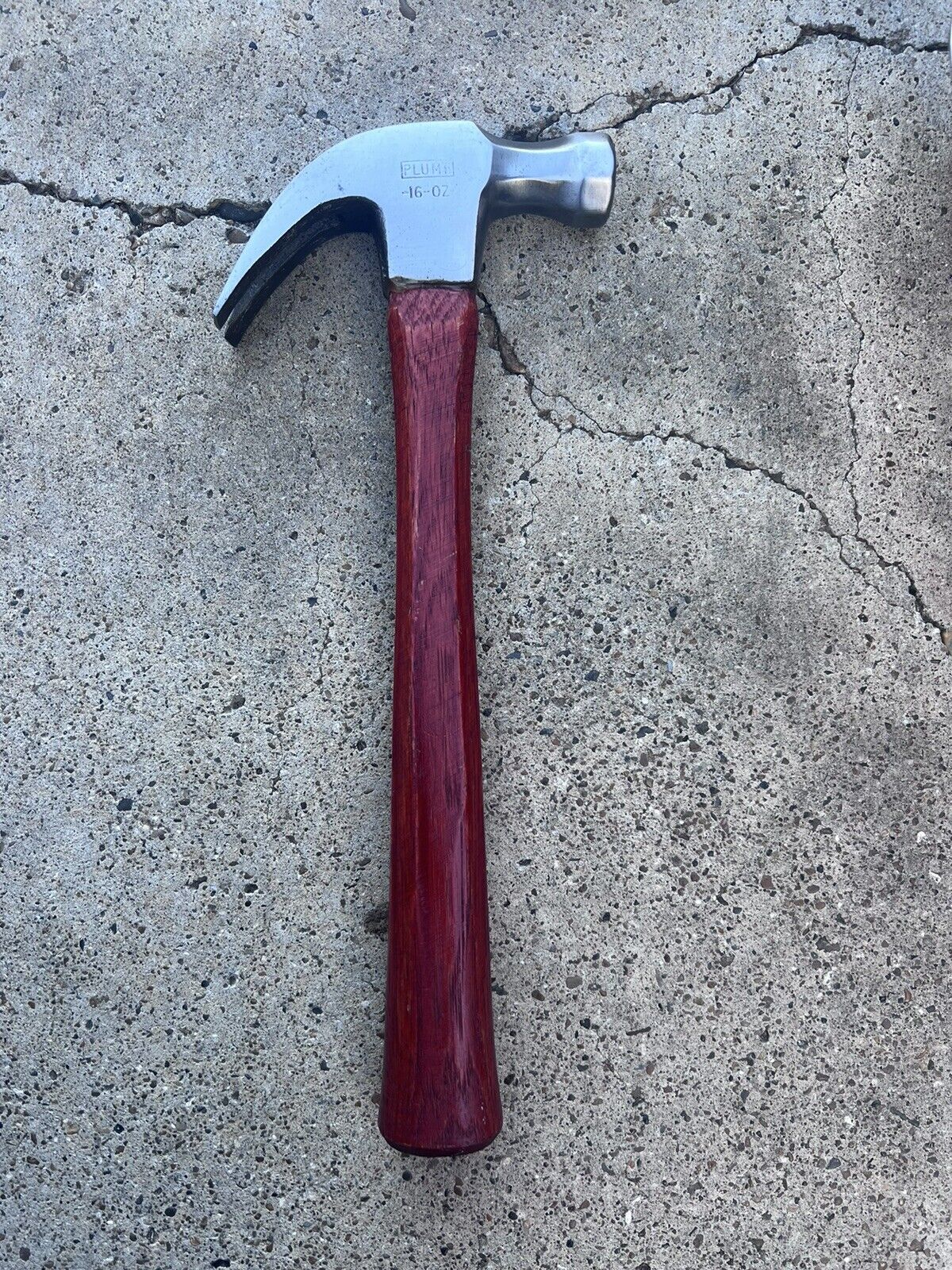 Vintage plumb 16oz hammer with Original Handle Permabond