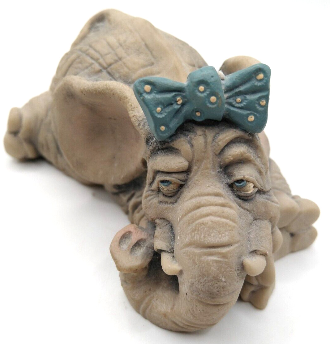 Frumps Elephant Figurine Sculpture Anthromorphic D&D Studios Texas USA