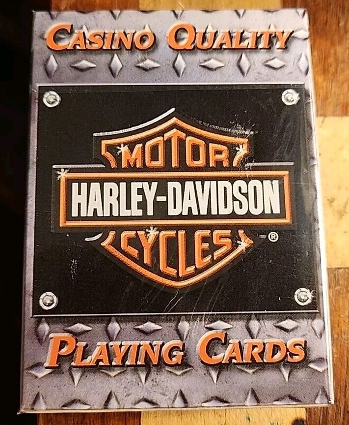 Harley Davidson Casino Quality Playing Cards 🃏 FACTORY SEALED 🃏 BRAND NEW 🃏