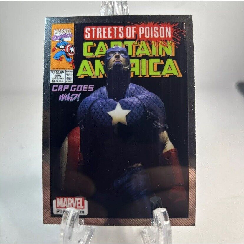 Captain America 2023 Upper Deck Marvel Platinum #WI13 COVER VARIANT Rainbow