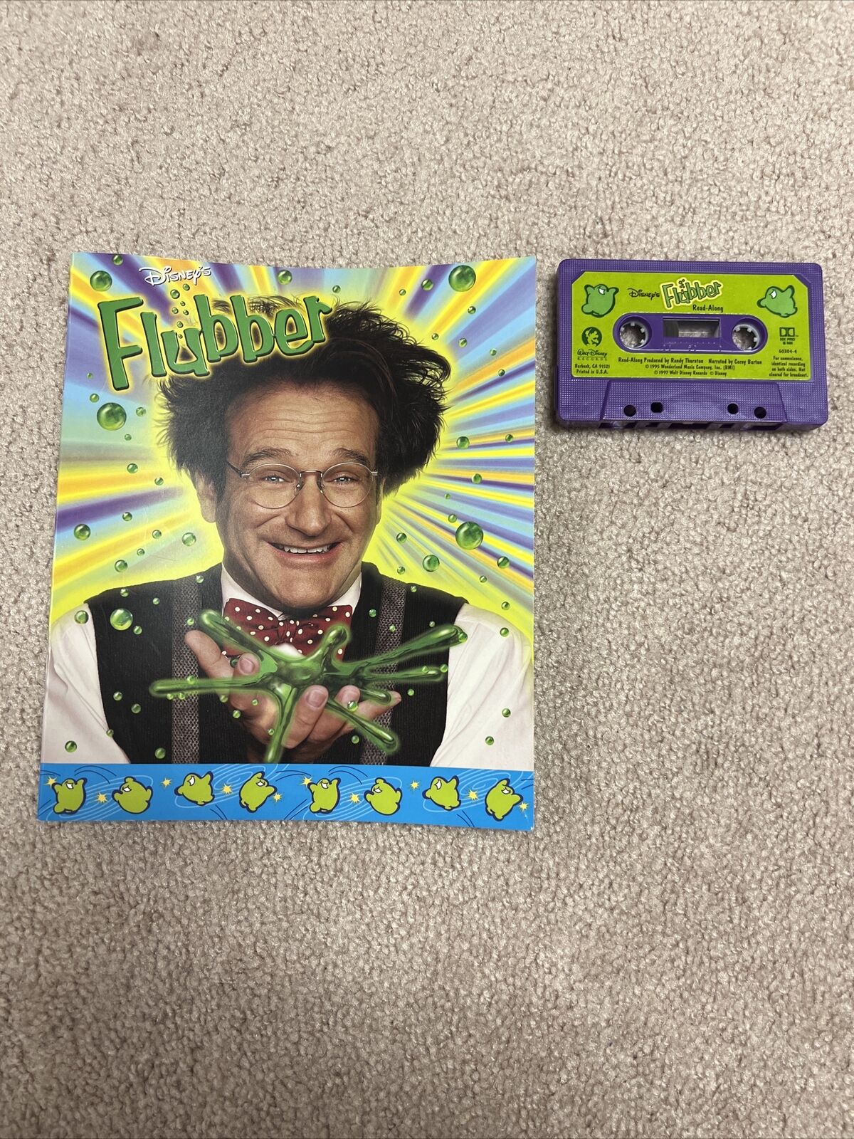Disney’s Flubber Read-Along Book & Tape - Robin Williams