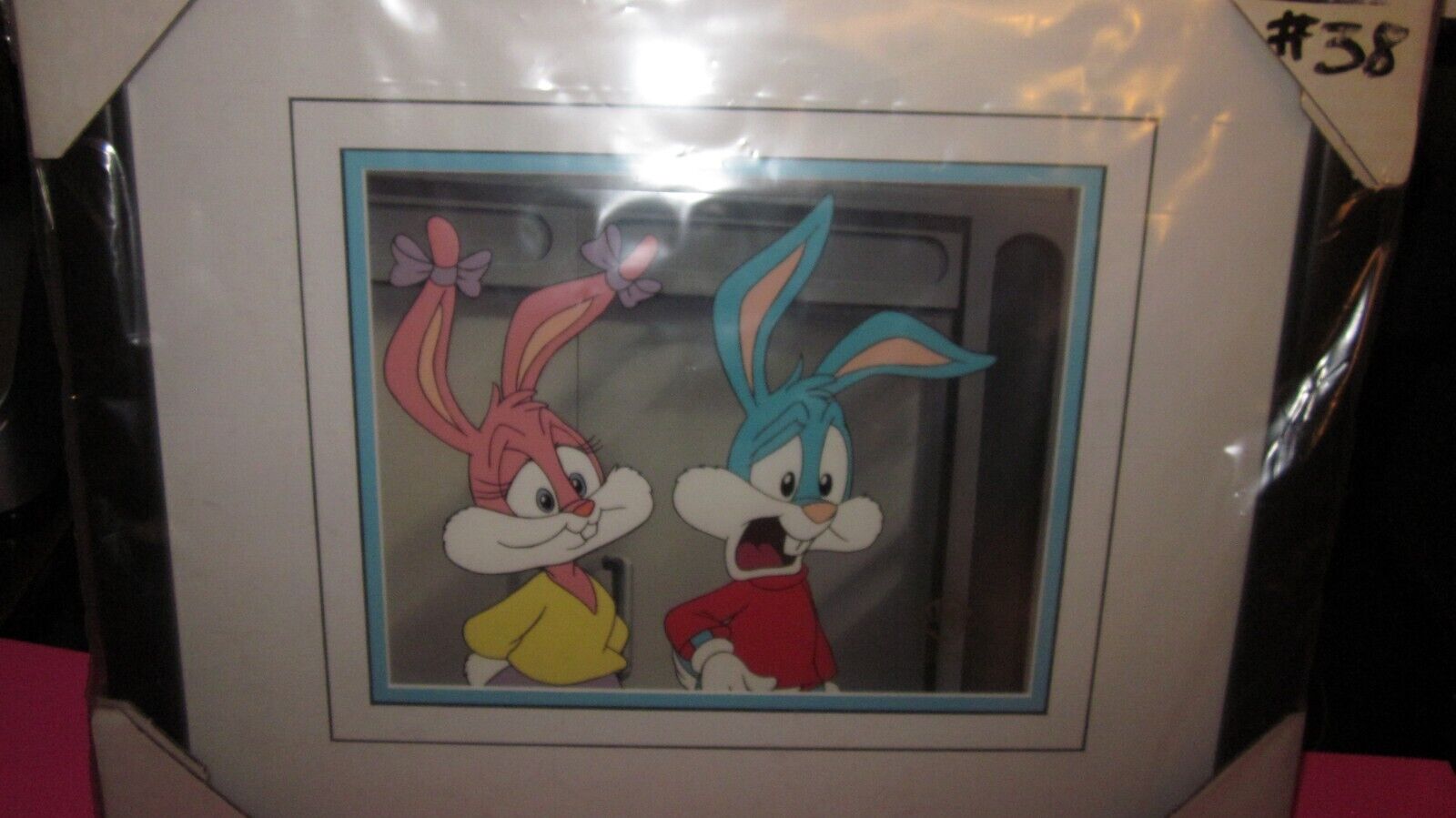 Tiny Toons Adventures-Original Production Cel-Babs/Buster Bunny-two tone town