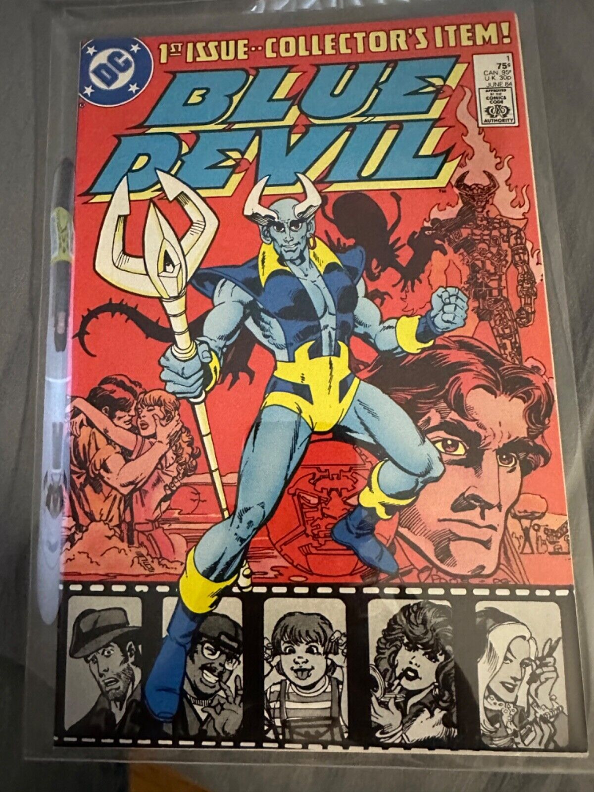 Blue Devil #1 (DC Comics June 1984) BRAND NEW CONDITION-NEVER READ-WHITE PAGES