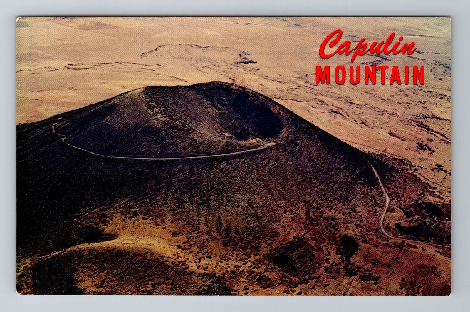 Capulin NM-New Mexico, Capulin Mt National Monument, Antique Vintage Postcard
