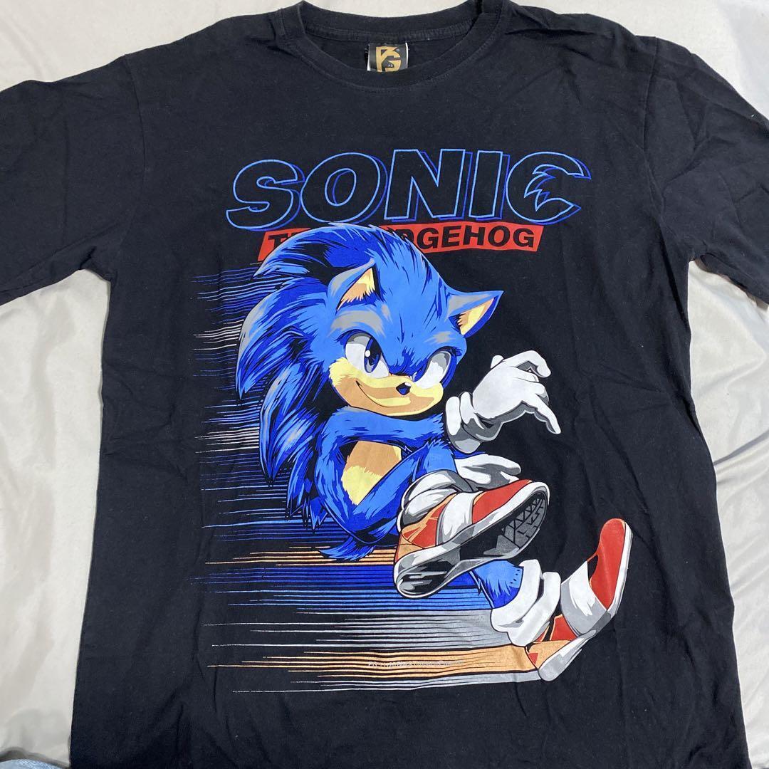 Sega Sonic The Hedgehog Vintage T-Shirt Black L