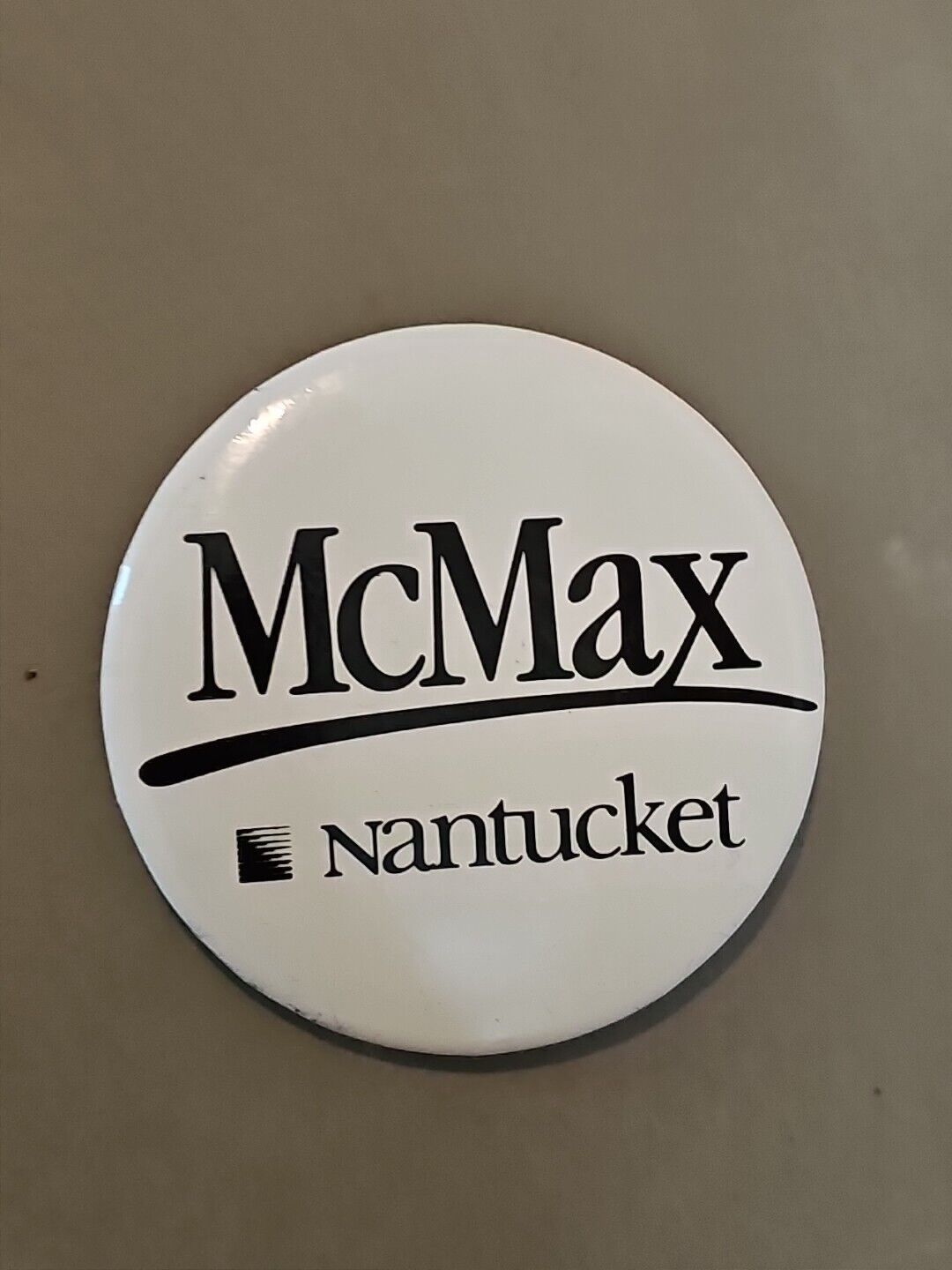 McMax Nantucket Mac Pinback Button 2.25\
