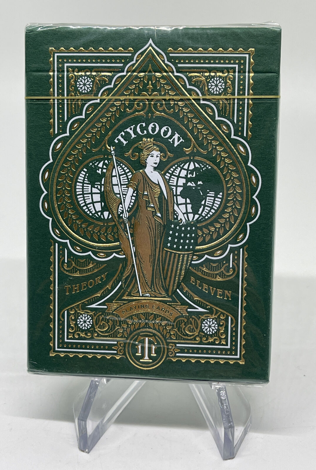 Theory 11 Green Tycoon Premium Playing Cards New Sealed
