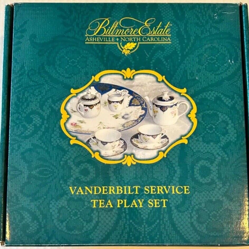 Biltmore Estate Vanderbilt Miniature Porcelain Tea Play Set