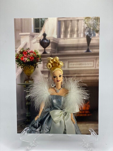 Brand New Party Barbie in Silver Gown Postcard/Art Print