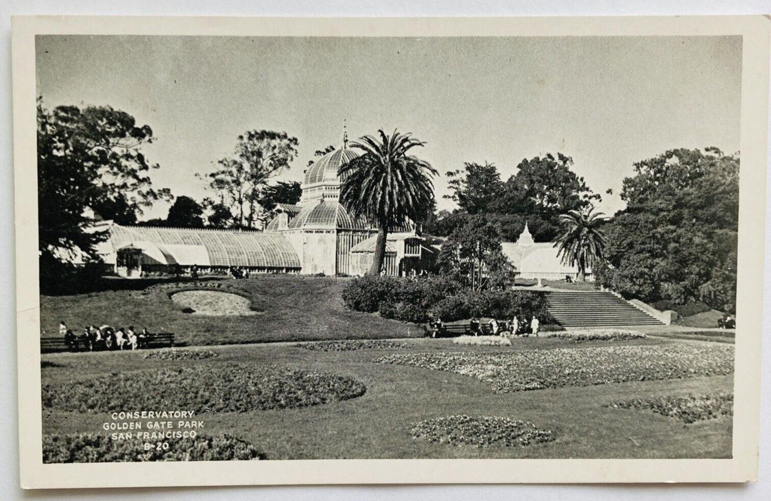 Conservatory Golden Gate Park San Francisco California CA Postcard L62