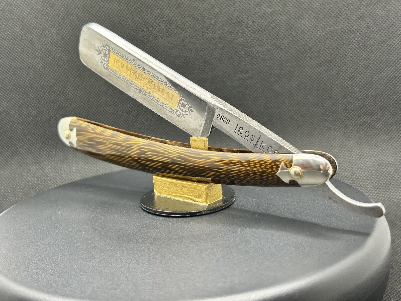 Antique Shave Ready Straight Razor” I Ros Keen” Rare Find. Early 20’s.