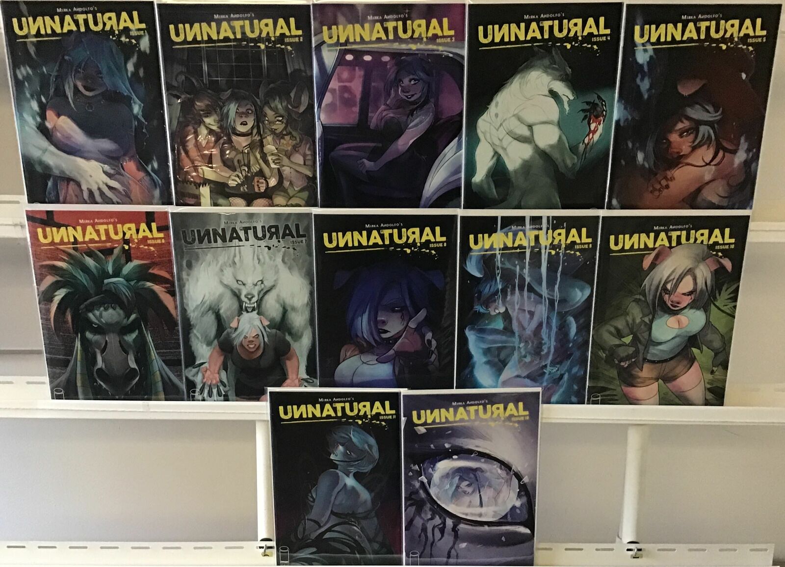 Unnatural Complete Set 1-12 VF/NM Image Comic Run Mirka Andolfo Collection 