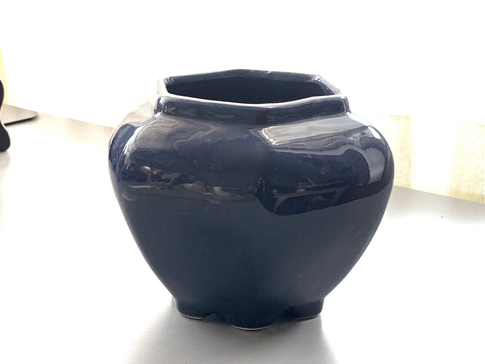 Vintage Blue Vase Pot