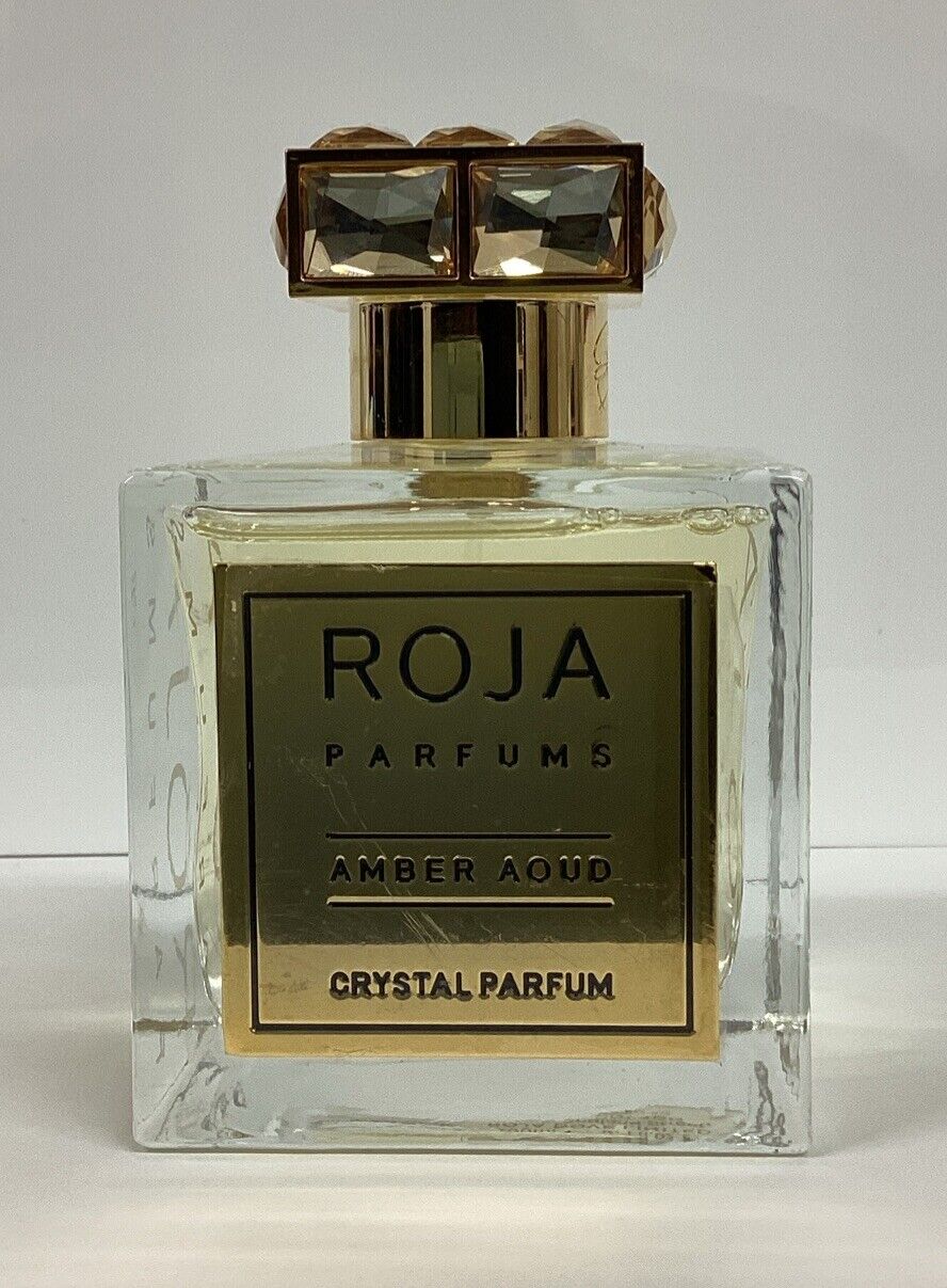 Roja Amber Oud Crystal Parfum 3.4oz As Pictured