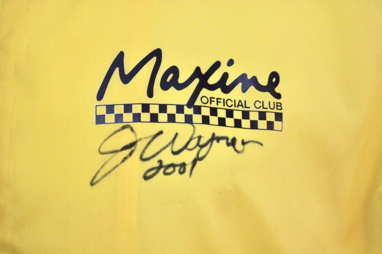 Maxine Club Hallmark windbreaker jacket XL signed by creator artist John Wagner