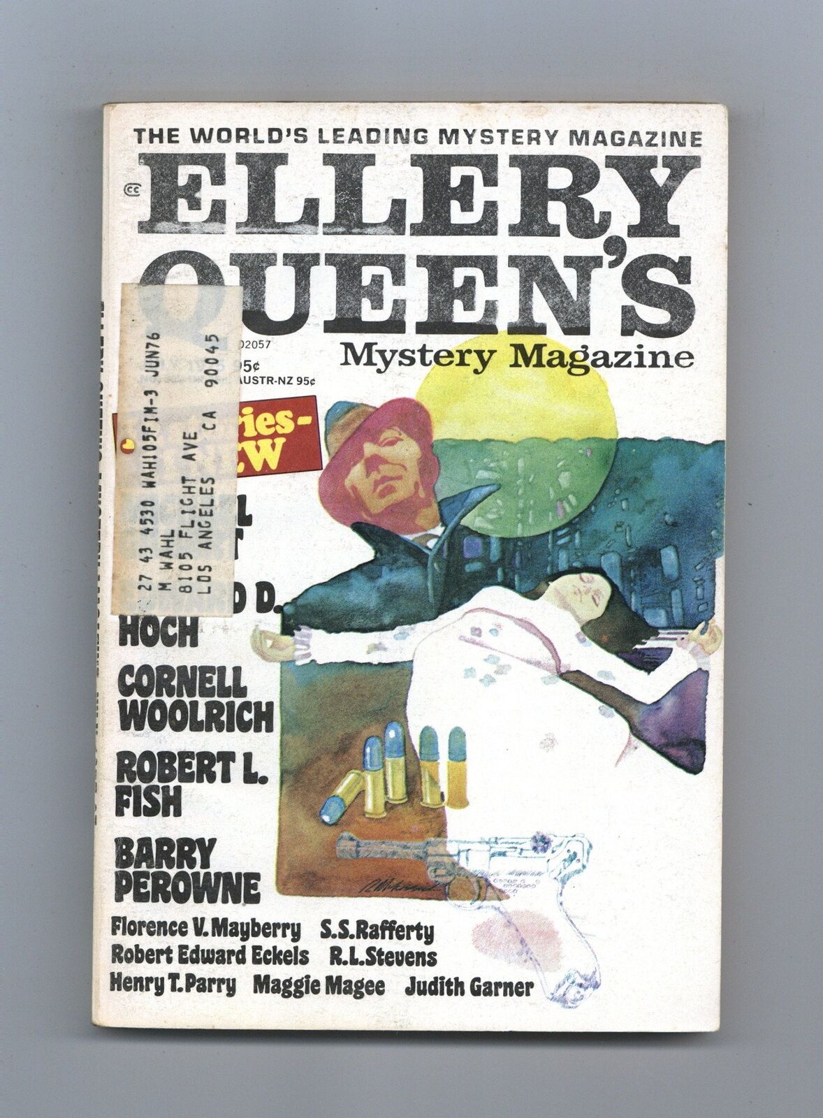 Ellery Queen's Mystery Magazine Vol. 66 #1 FN+ 6.5 1975