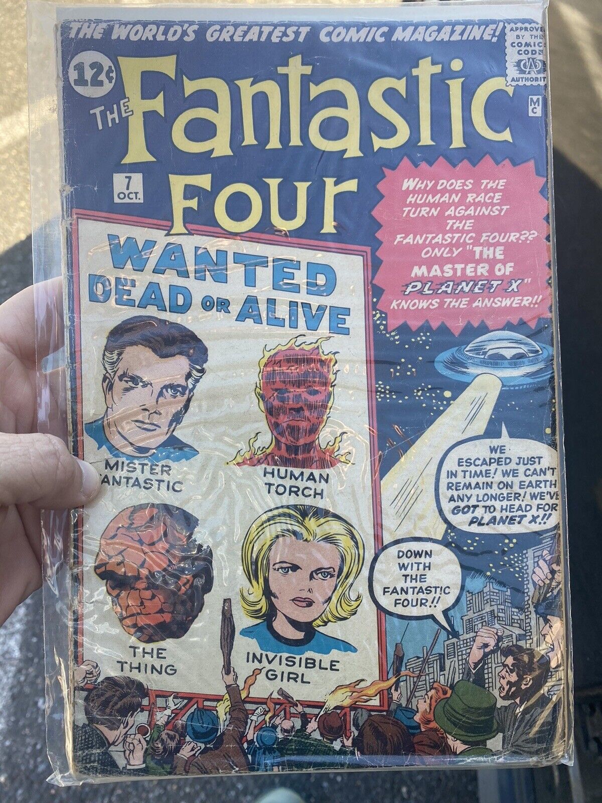 Fantastic Four 7 October 1962 Very Good (Raw) First Kurgo Jack Kirby