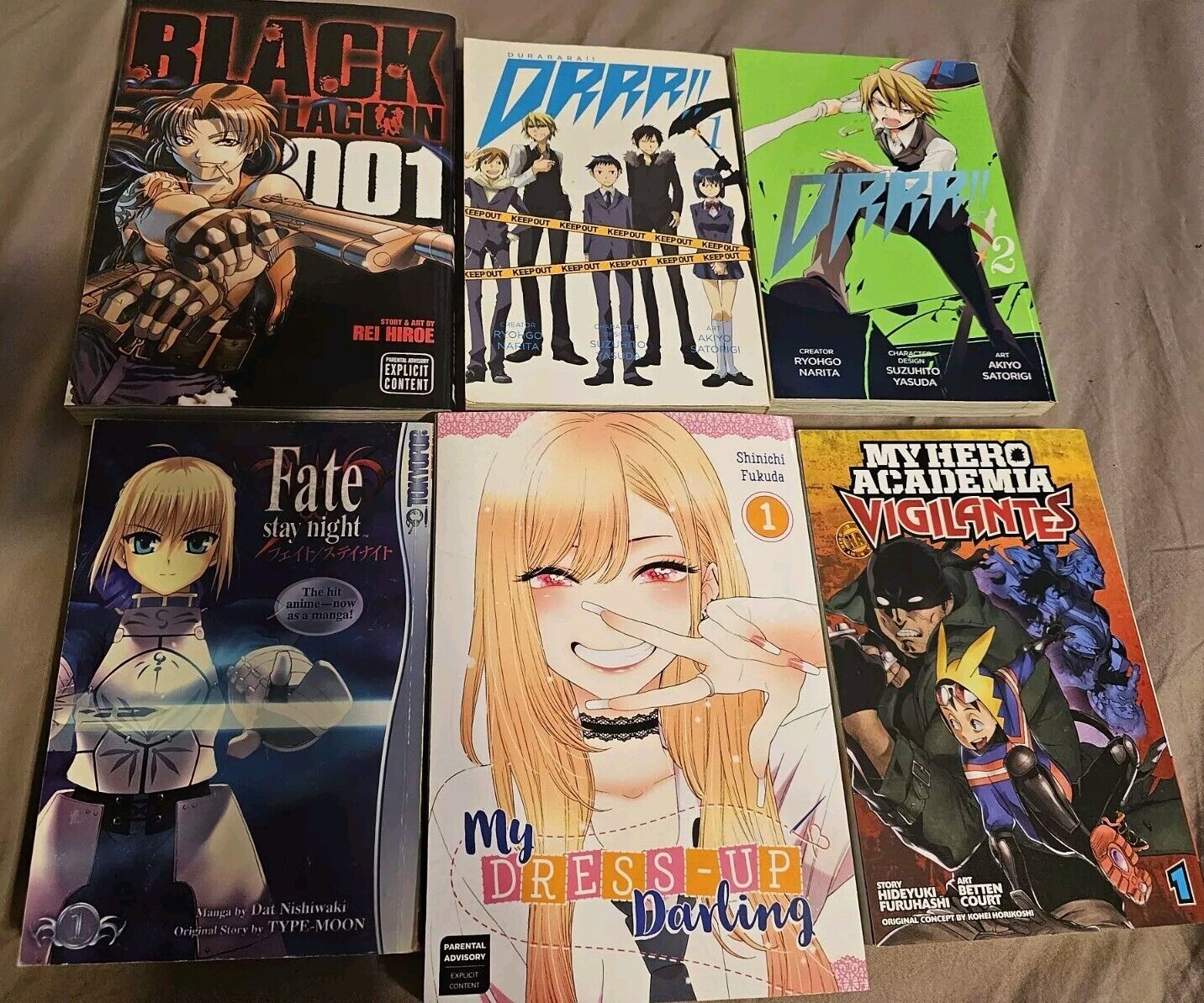Manga Lot Of 6 Mixed English